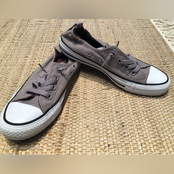 CONVERSE All Star ladies sz 7. Look new elastic at back for fit. - Picture 3 of 6